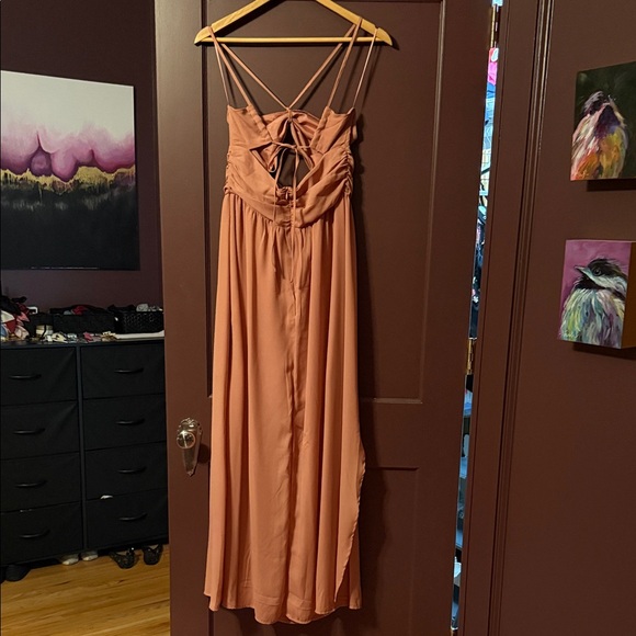 Boho maxi dress terra cotta rose (L) - Picture 5 of 6